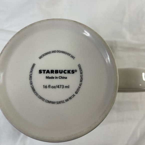 Starbucks Cream and Green Costa Rica Mug, 2014 - Picture 5 of 5